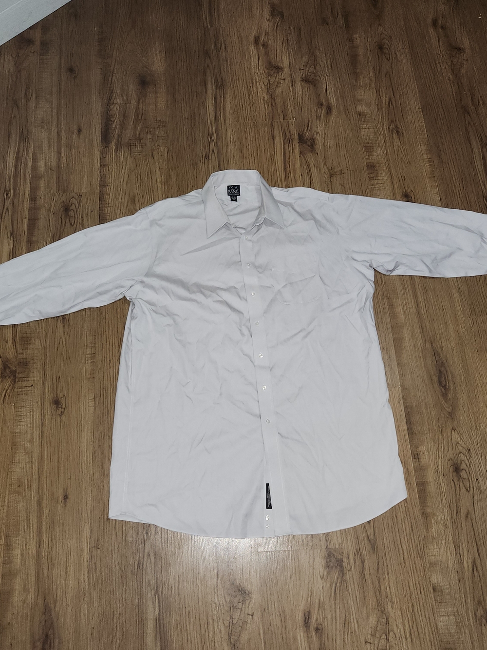 Jos. A. Bank Cream Men's Dress Shirt